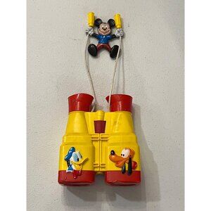 Vintage Disney Mickey Mouse Binoculars With Donald Duck & Pluto Character